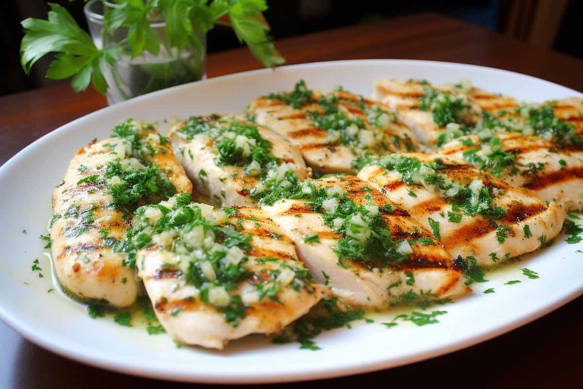 Gegrillte Hähnchenbrust mit Kräuterbutter - Essen &amp; Kochen Tipps und Tricks