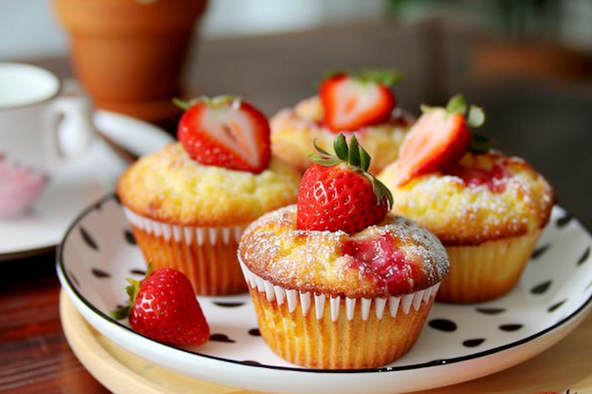 Erdbeer-Zitronen-Muffins - Essen &amp; Kochen Tipps und Tricks