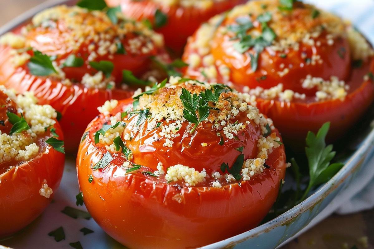 Gefüllte Tomaten mit Kräuter-Couscous - Essen &amp; Kochen Tipps und Tricks
