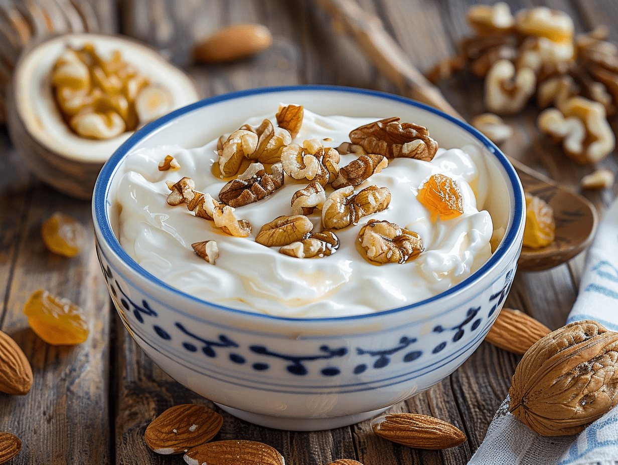 Griechischer Joghurt mit Honig und Nüssen - Essen &amp; Kochen Tipps und Tricks