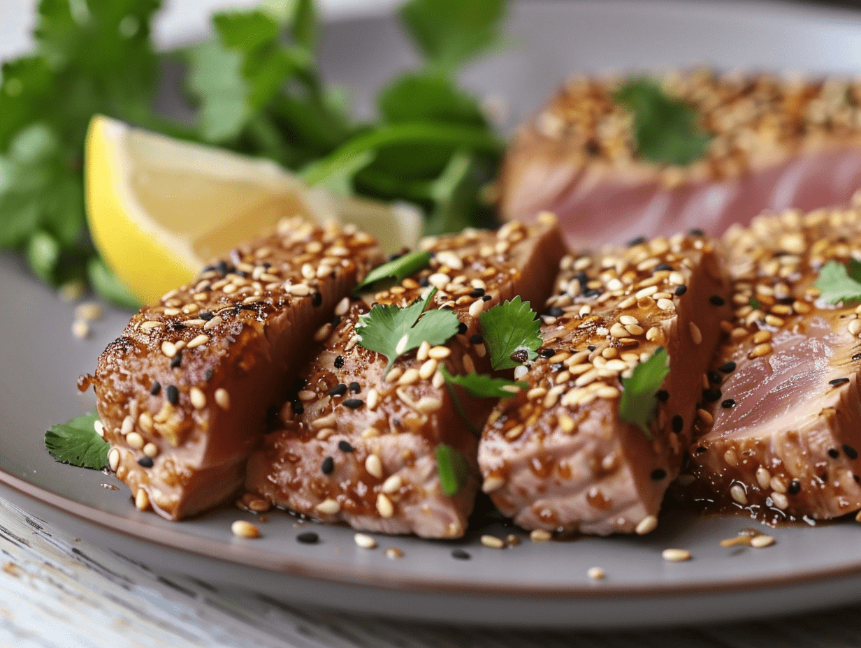 Thunfisch-Steak mit Sesam - Essen &amp; Kochen Tipps und Tricks