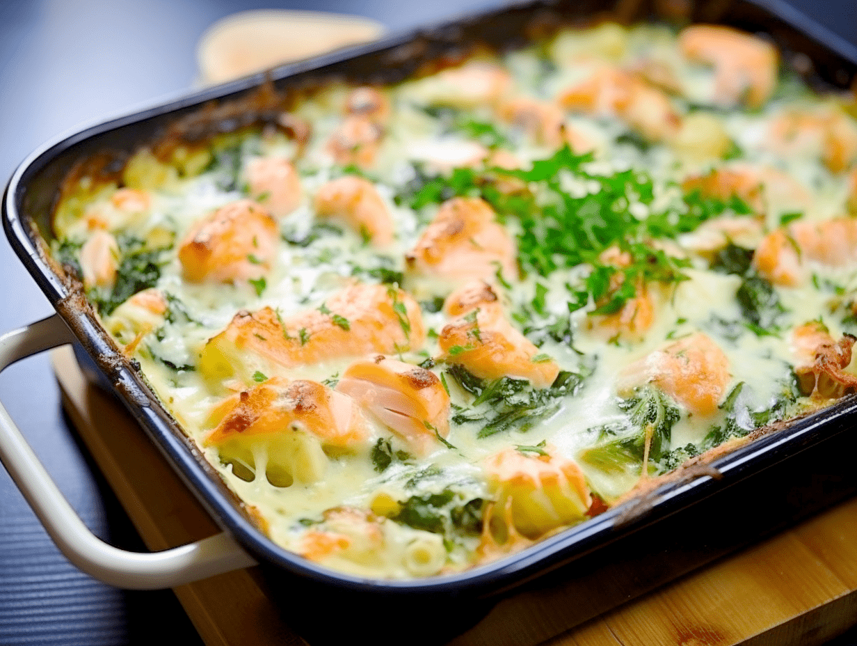 Auflauf Mit Lachs Und Spinat - Beste Kochrezepte Auflauf Mit Lachs Und Spinat - Beste Kochrezepte