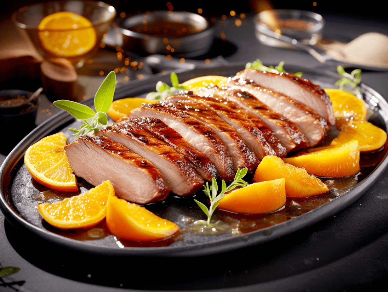 BBQ Entenbrust mit Orangensauce 🔥🍊 - Essen &amp; Kochen Tipps und Tricks
