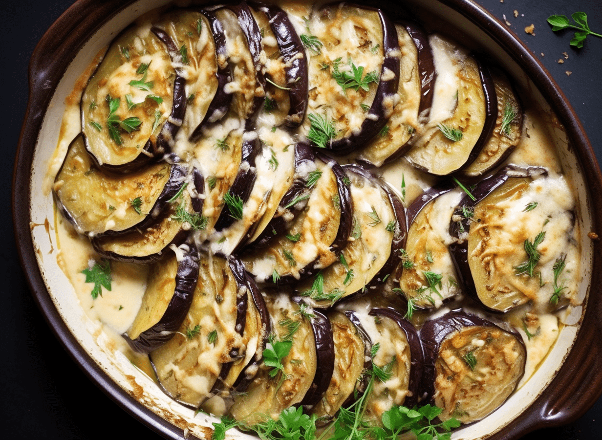 Spannende Aubergine Schale Essen Ebenbild