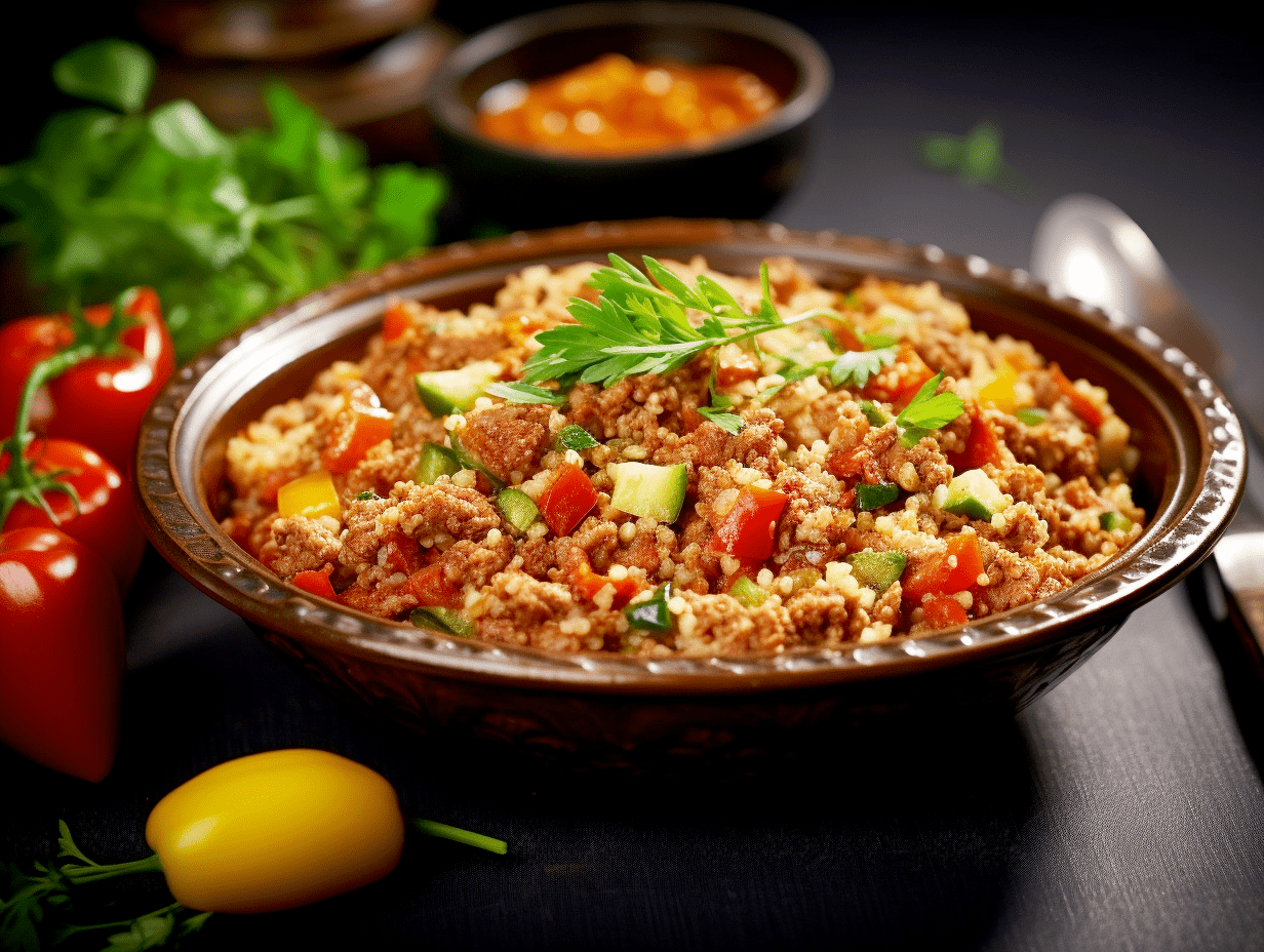 Bulgur Pfanne mit Hackfleisch und Gemüse - Essen &amp; Kochen Tipps und Tricks